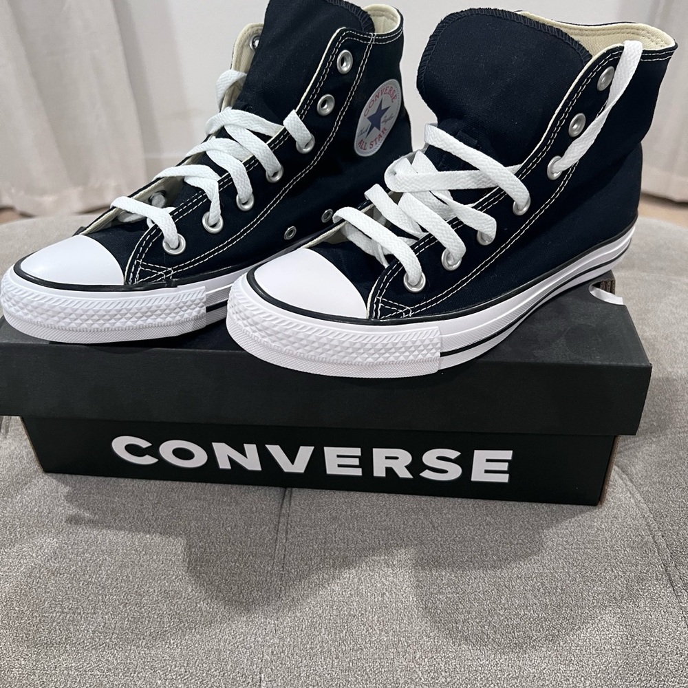 Converse High-Top Sneakers - Black and White